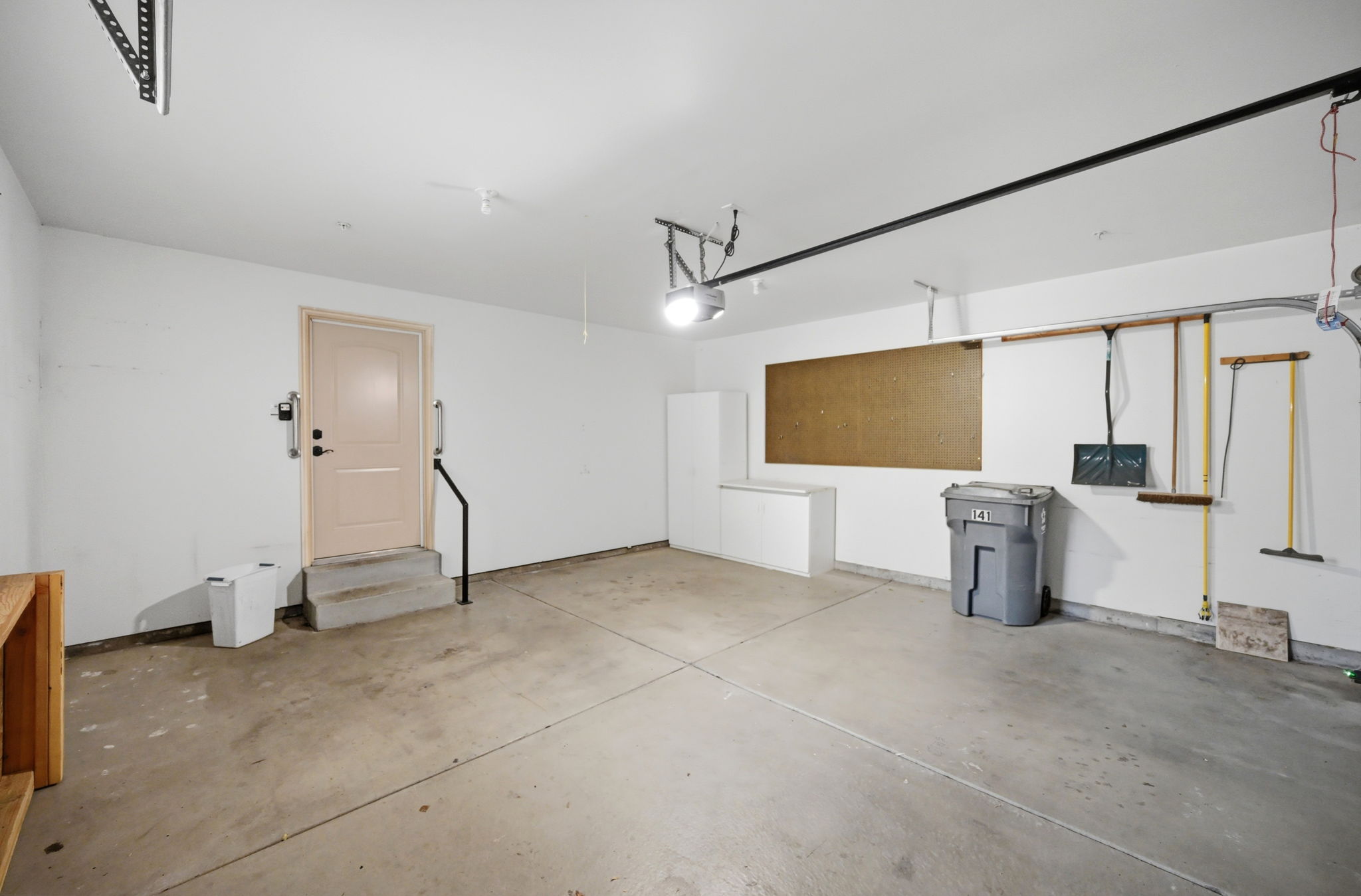 Spacious 2 Car Garage with Wheelchair Ramp