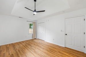 Primary Bedroom w/ Ceiling fan