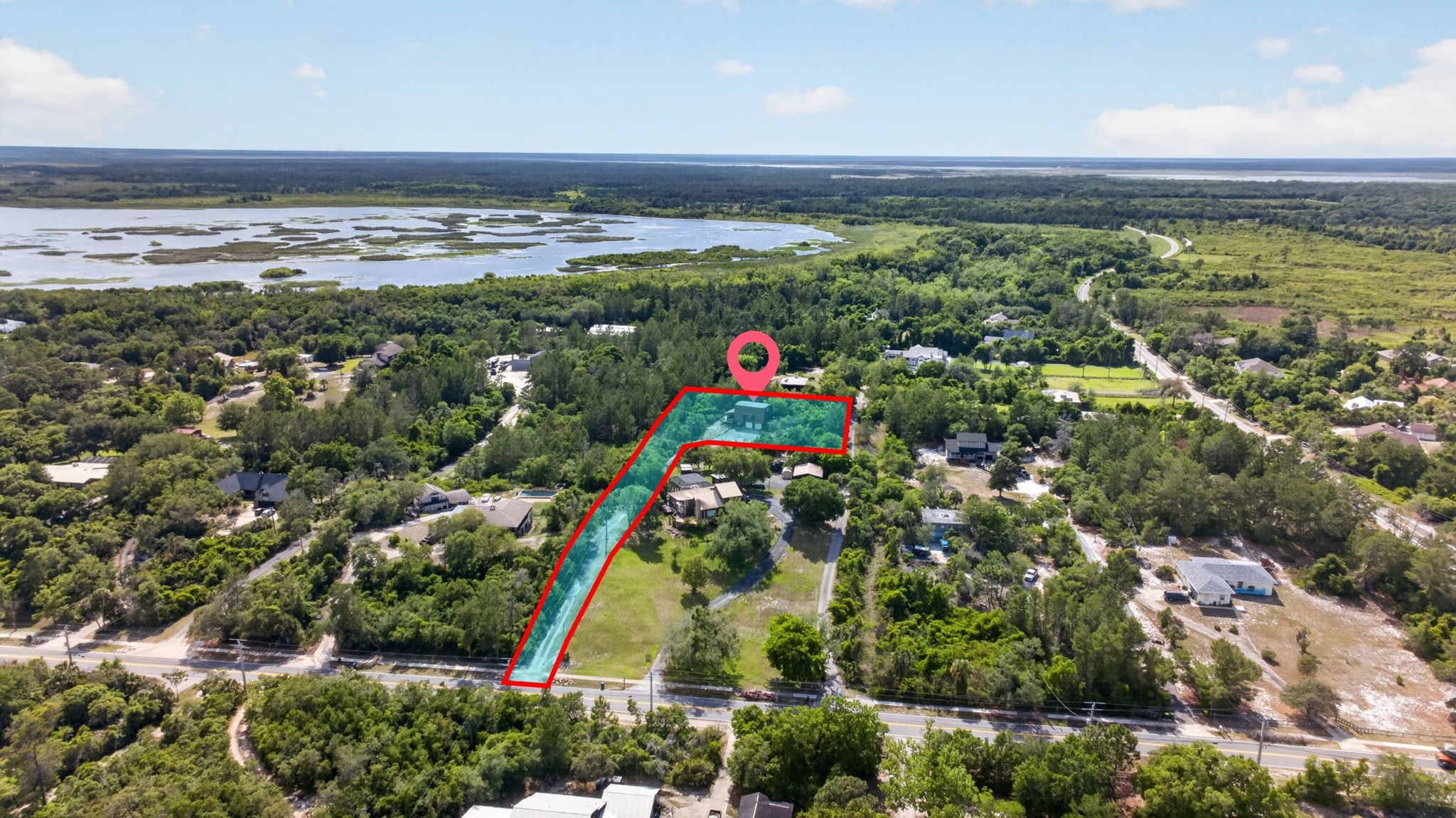Drone Photo (Property Outline)