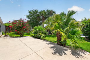 Spacious 20'x20' Rear Patio with Privacy Landscaping