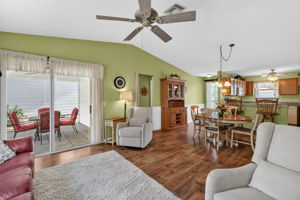 Living, Dining, and Kitchen