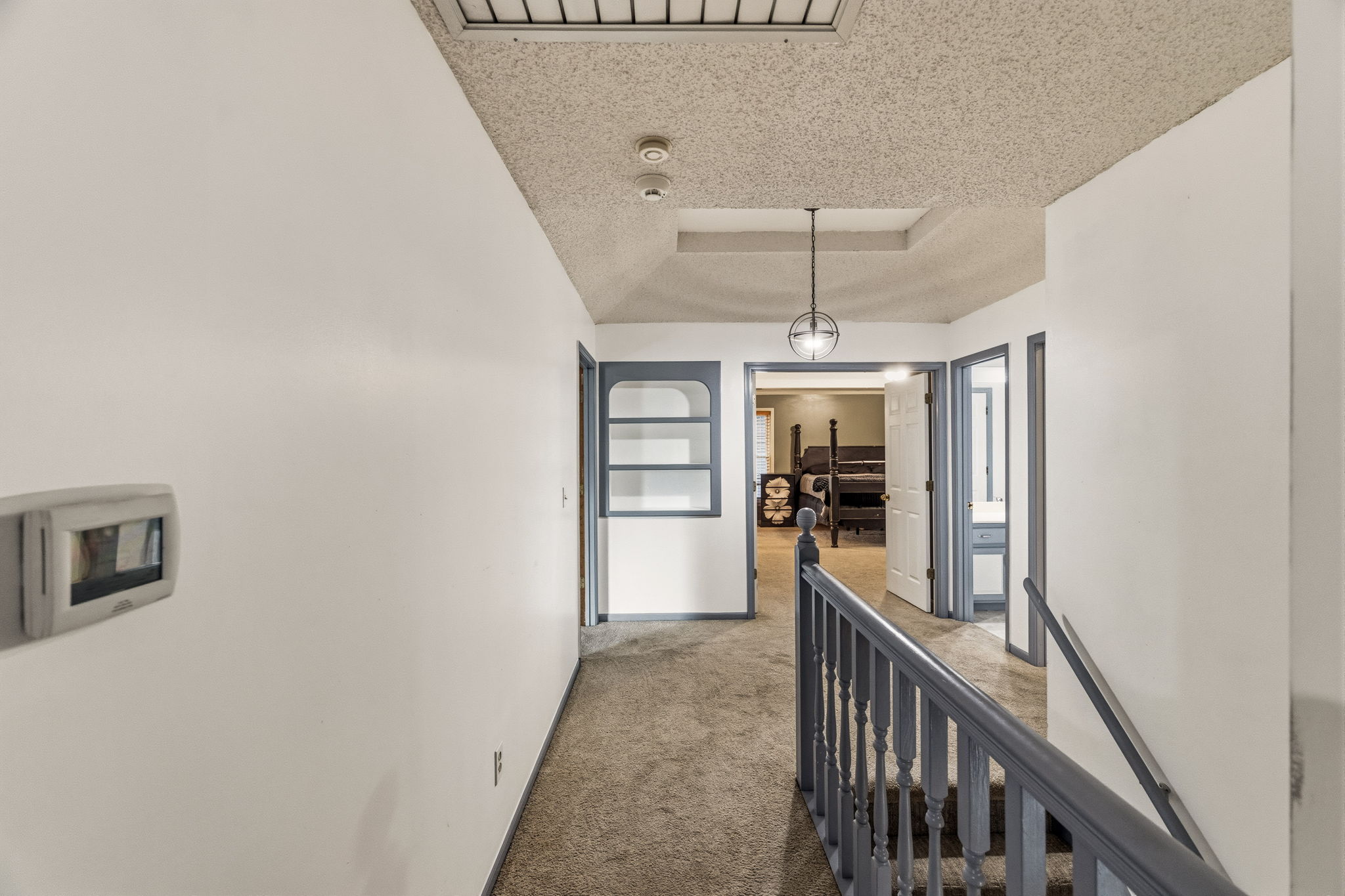 Upstairs landing looking at Primary suite