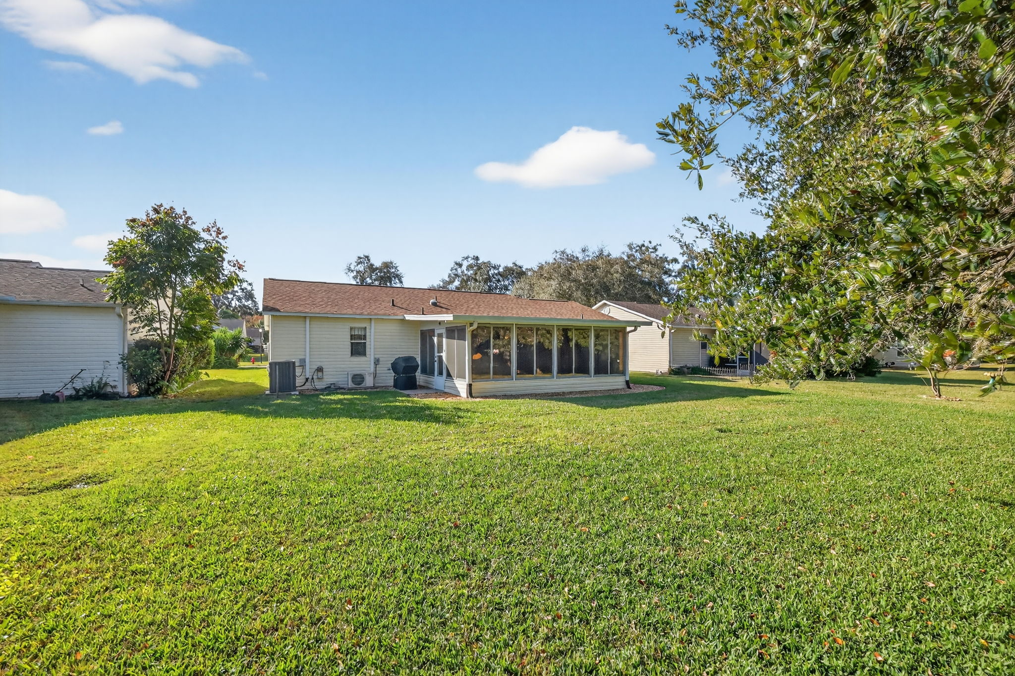 Rear Elevation with Private Yard