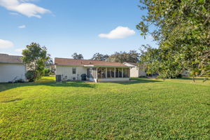 Rear Elevation with Private Yard