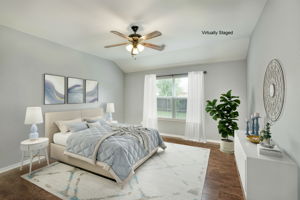 Primary Bedroom Virtually Staged
