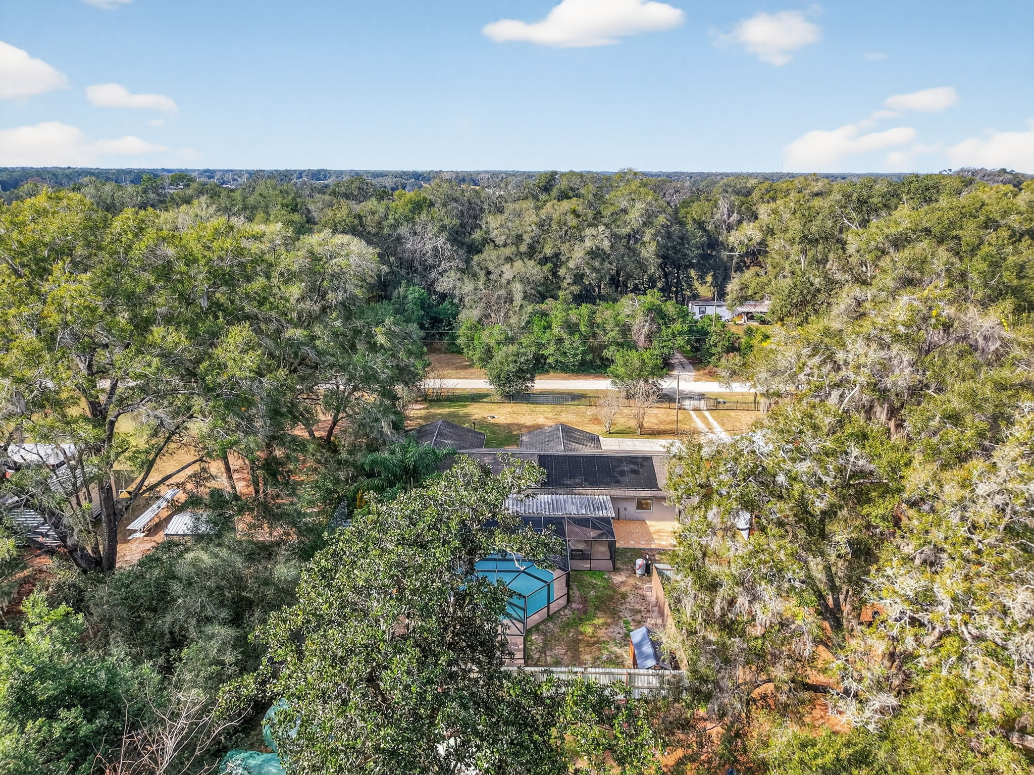 Rear Aerial of Property