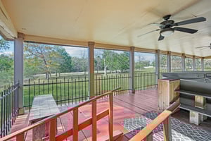 Covered Rear Porch with Spa availalbe for pur