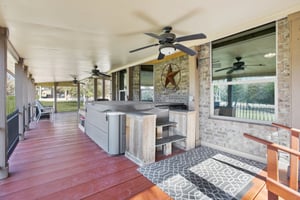 Covered Rear Porch with Spa availalbe for pur