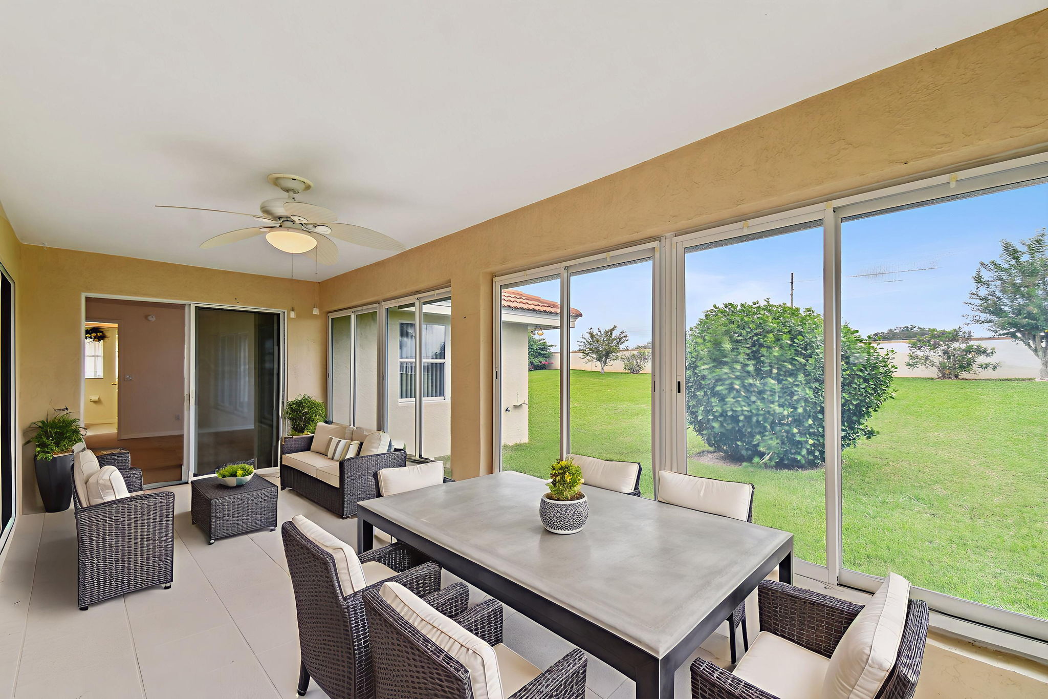 Patio virtually staged option 2