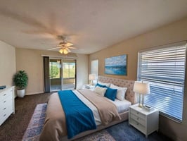 Master Bedroom virtually staged option 2