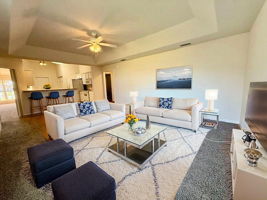 Family Room virtually staged option 2