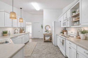 Kitchen virtually staged