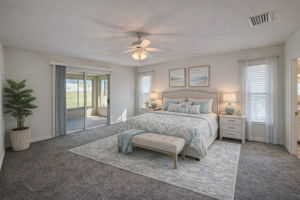 Master Bedroom virtually staged
