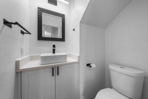 Main level half bath