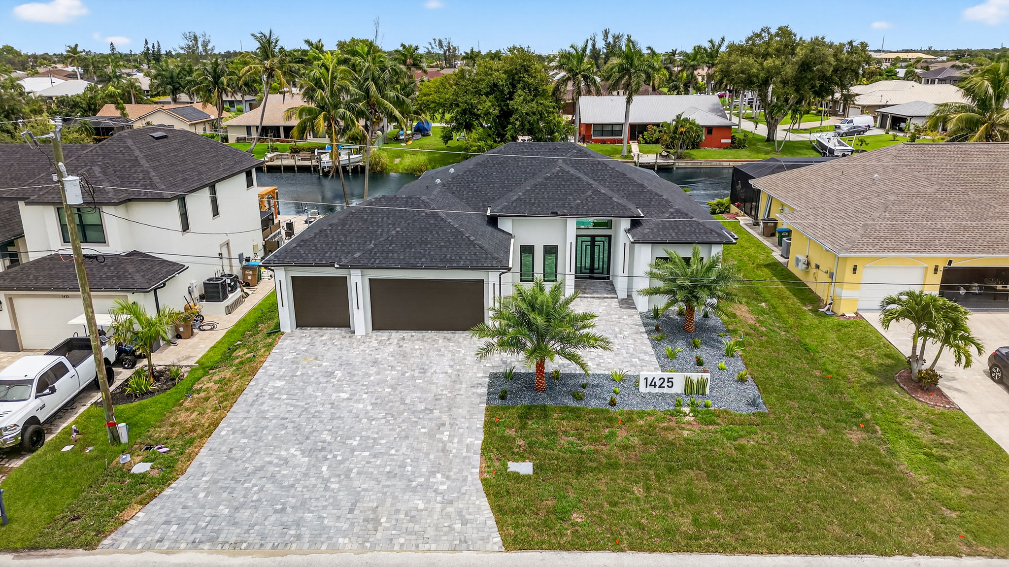 Aerial Front Exterior 1