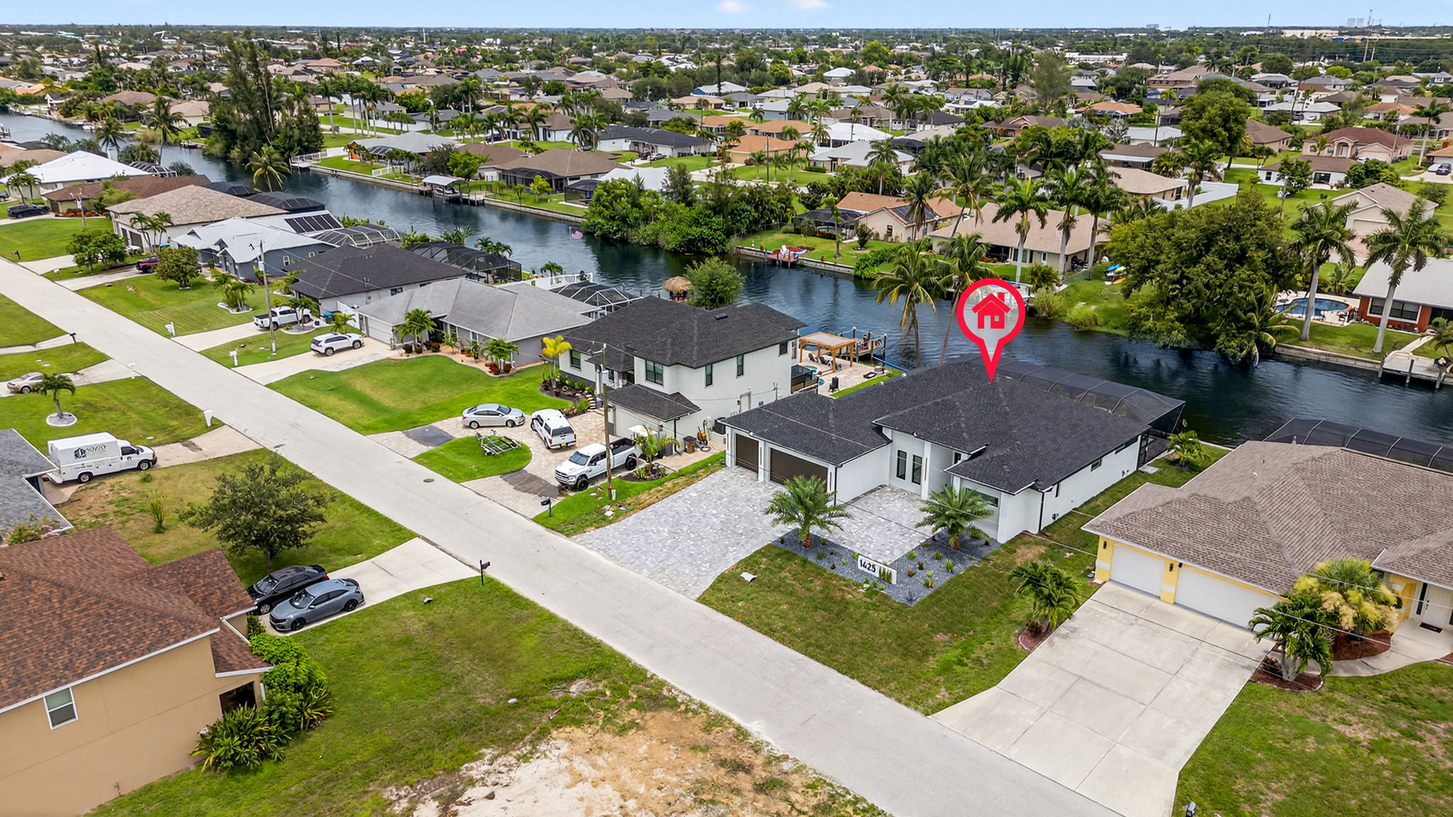 Aerial Front Exterior 3 -Marker