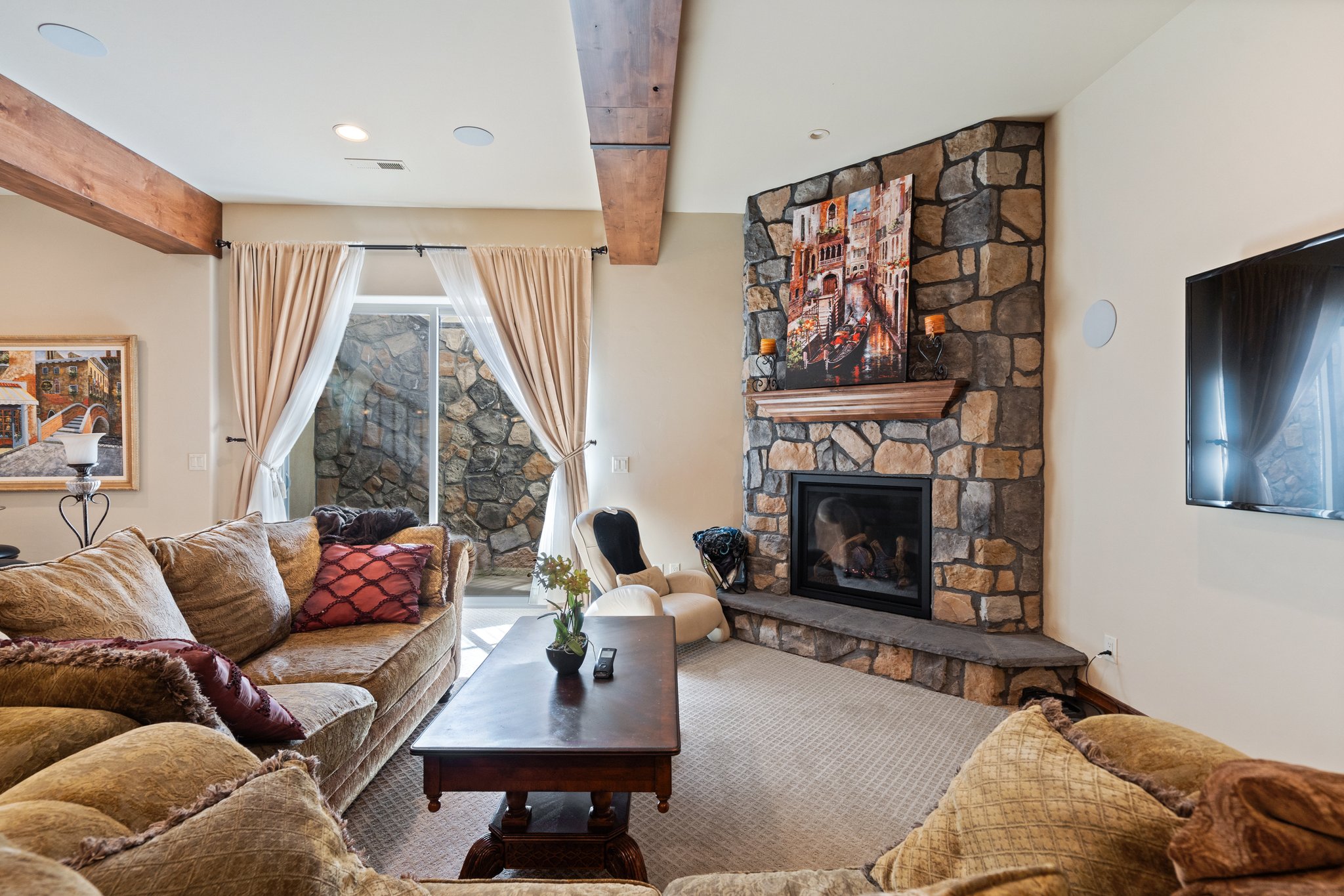 Basement living room