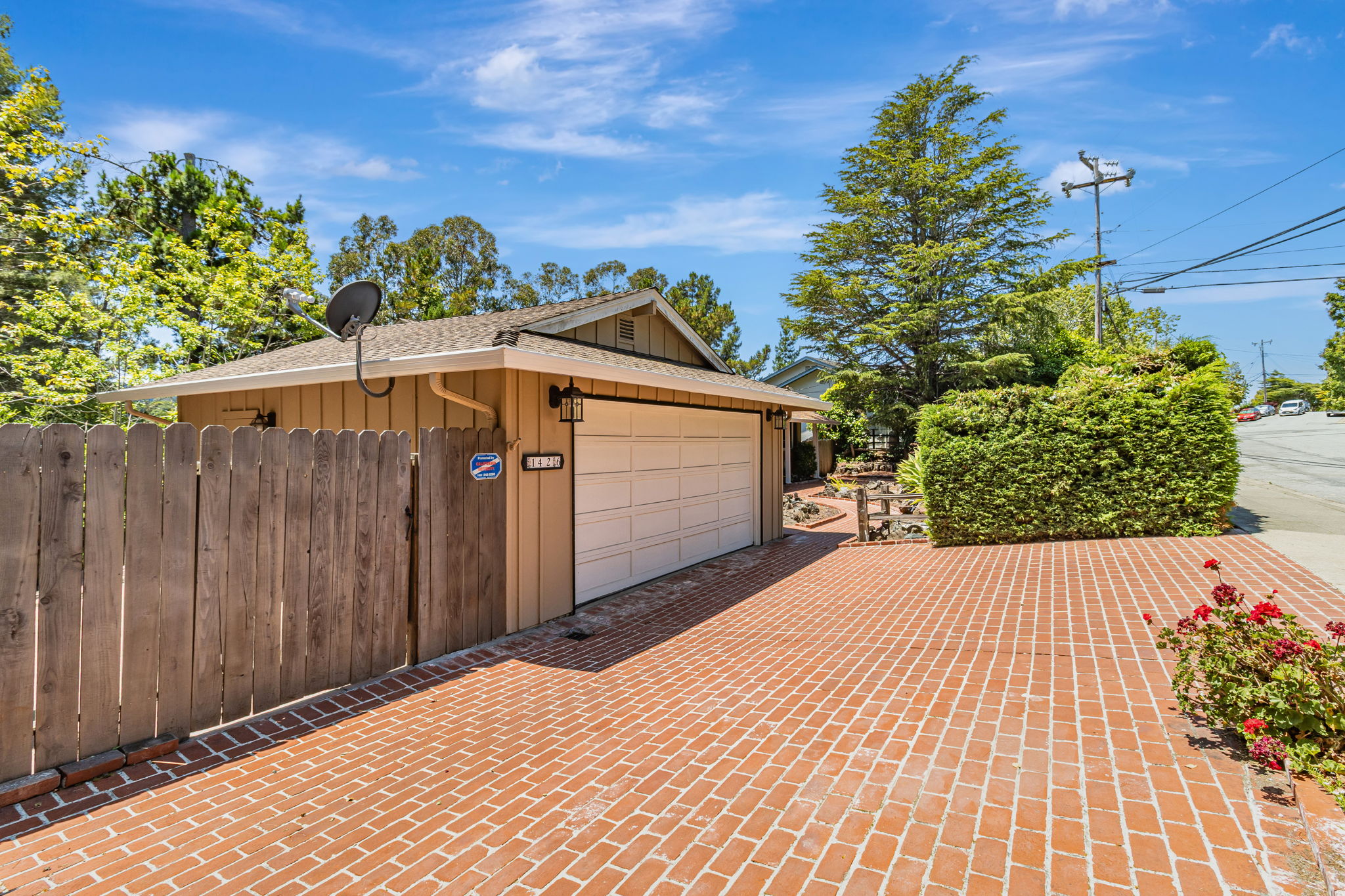 Extra parking next to driveway