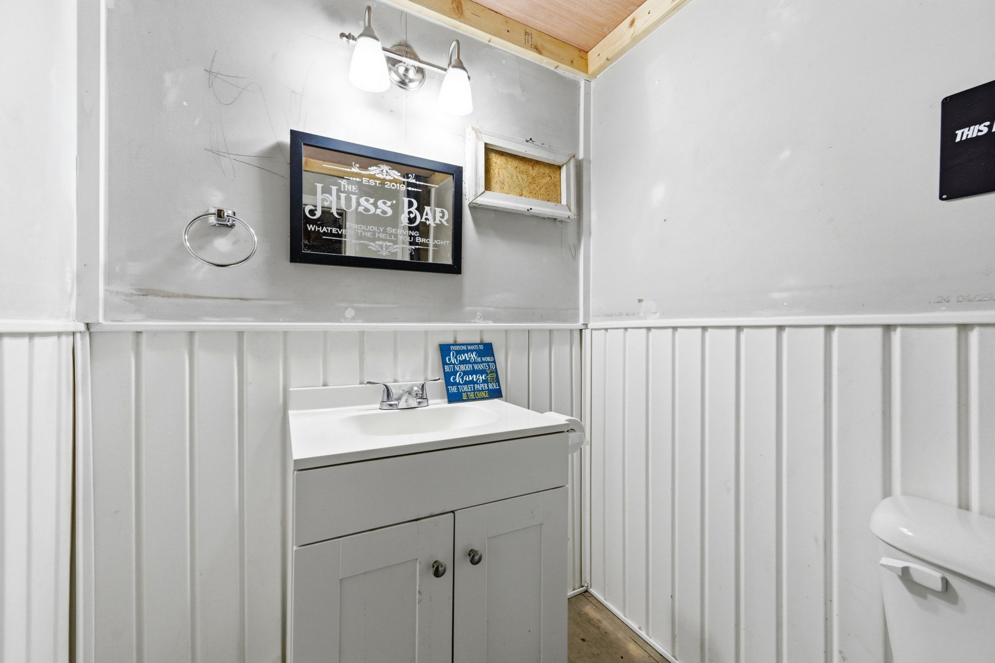 Ground Level Half Bath