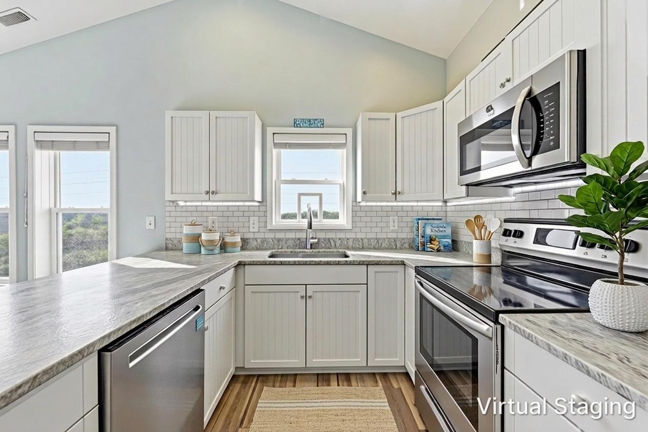 Kitchen Virtually Staged