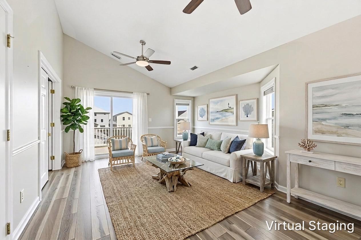 Living Room Virtually Staged