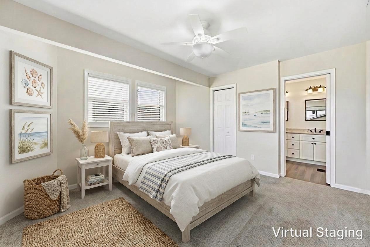 Master Bedroom Virtually Staged