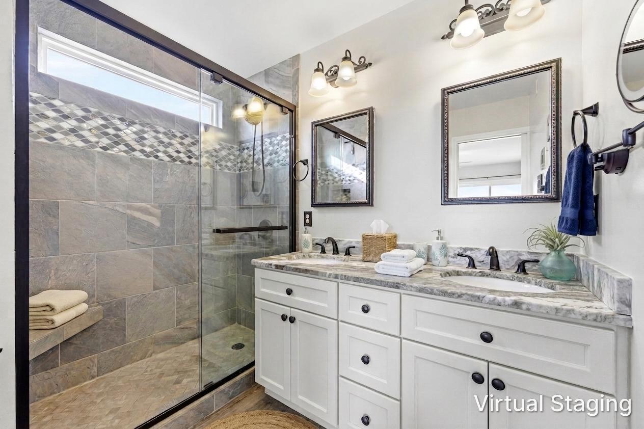 Master Bath Virtually Staged