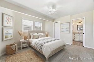 Master Bedroom Virtually Staged