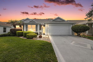 Twilight Front Elevation