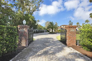 Property Entry Iron Gate Open