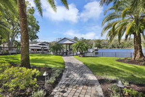 Backyard Path to Dock