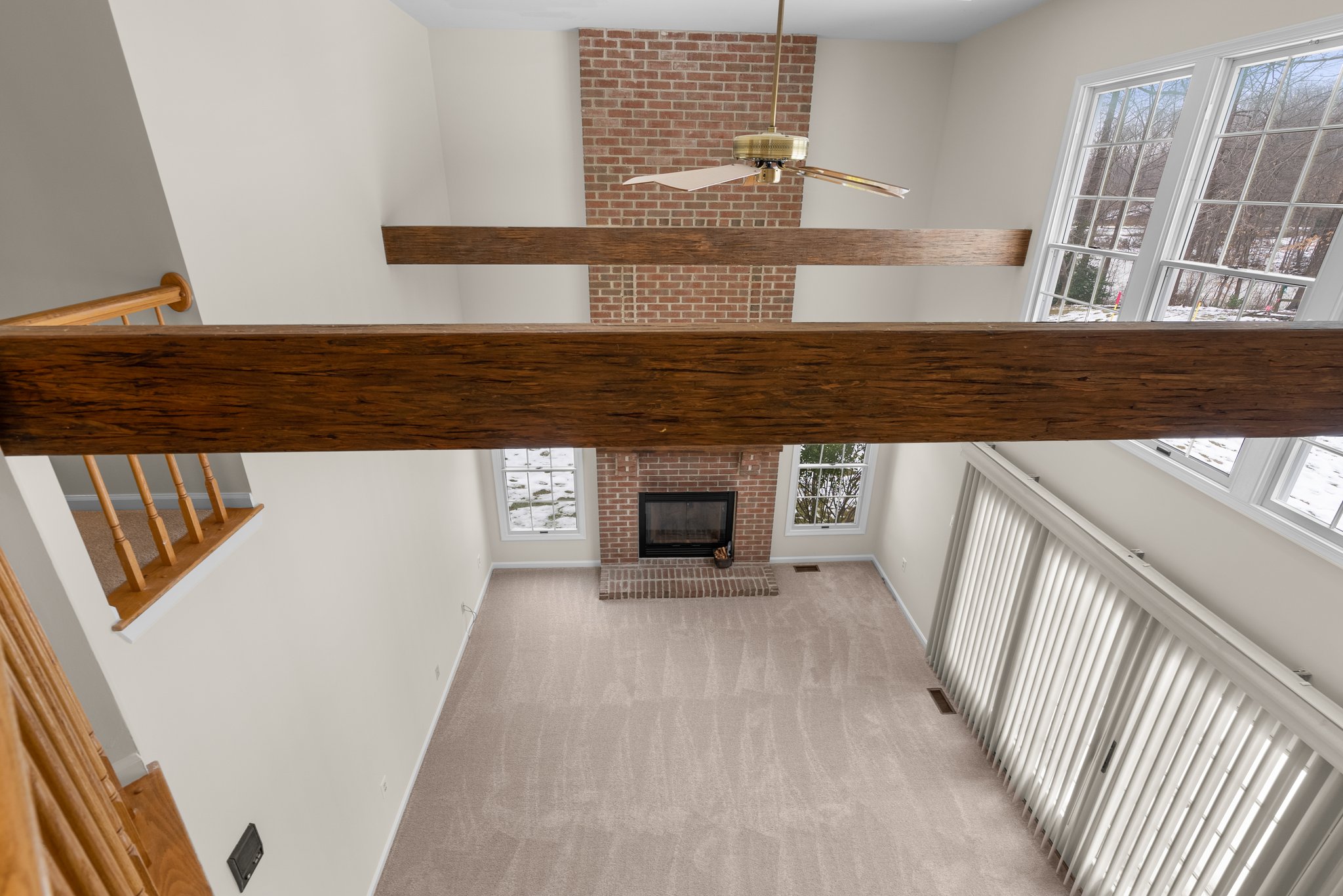 View of Family Room from Kitchen