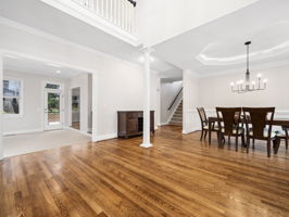 A true foyer greets you with Hardwood floors