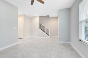 Bonus Room/First Staircase