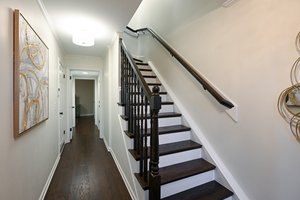 Entry level hallway.