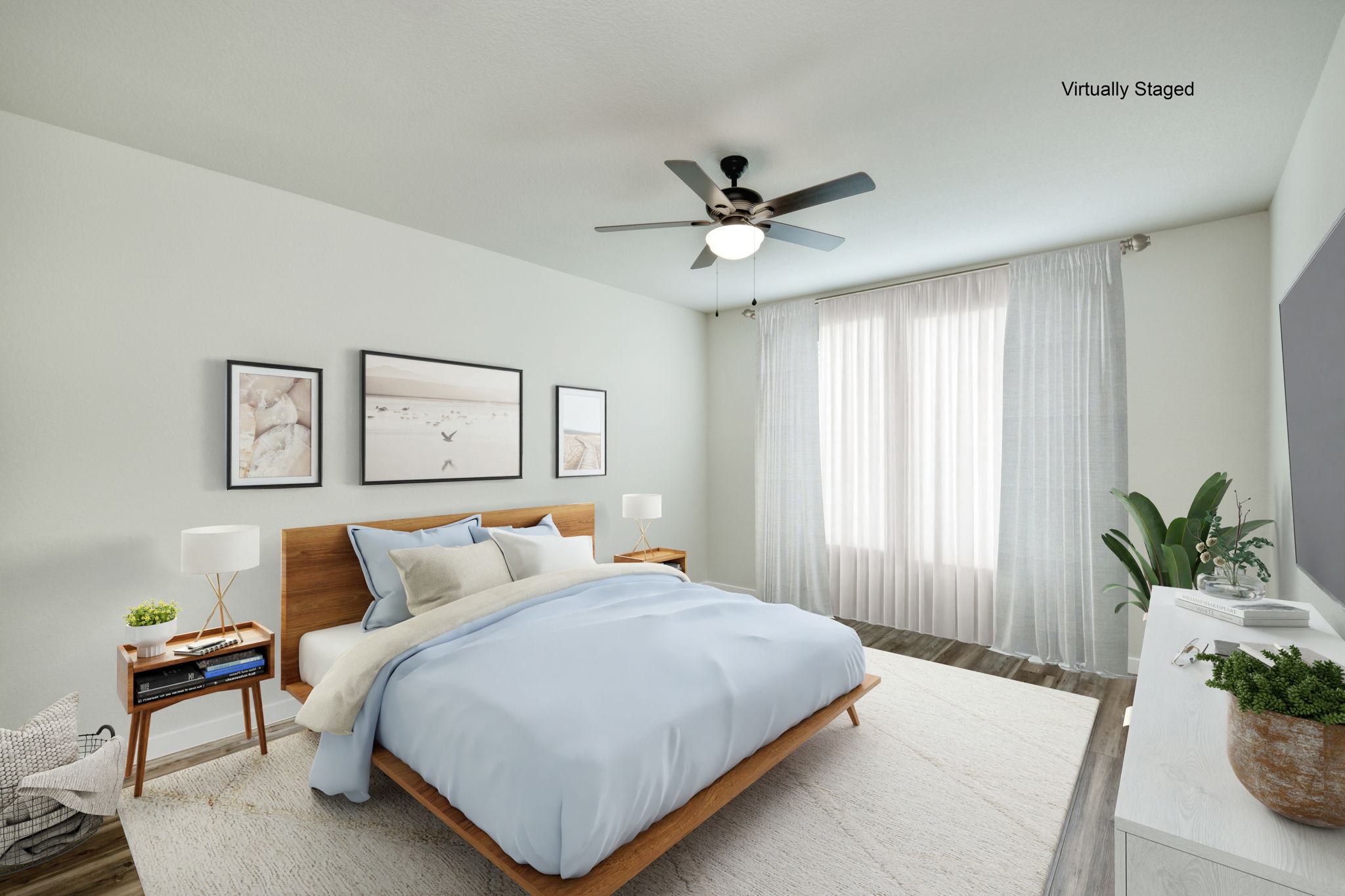 Primary Bedroom Virtually Staged