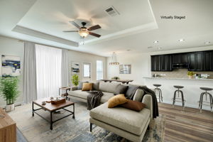 Living Room Virtually Staged