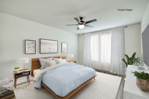 Primary Bedroom Virtually Staged