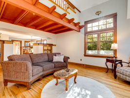 Living Room with Loft