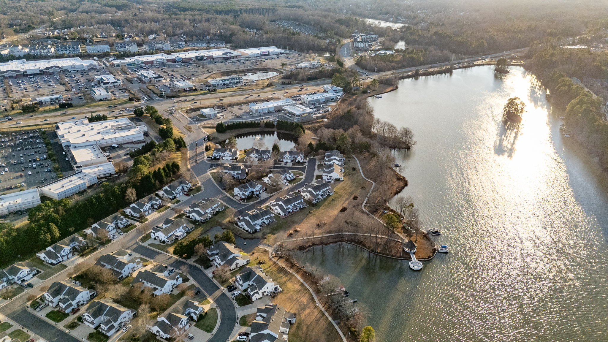 Expansive views of the reservoir