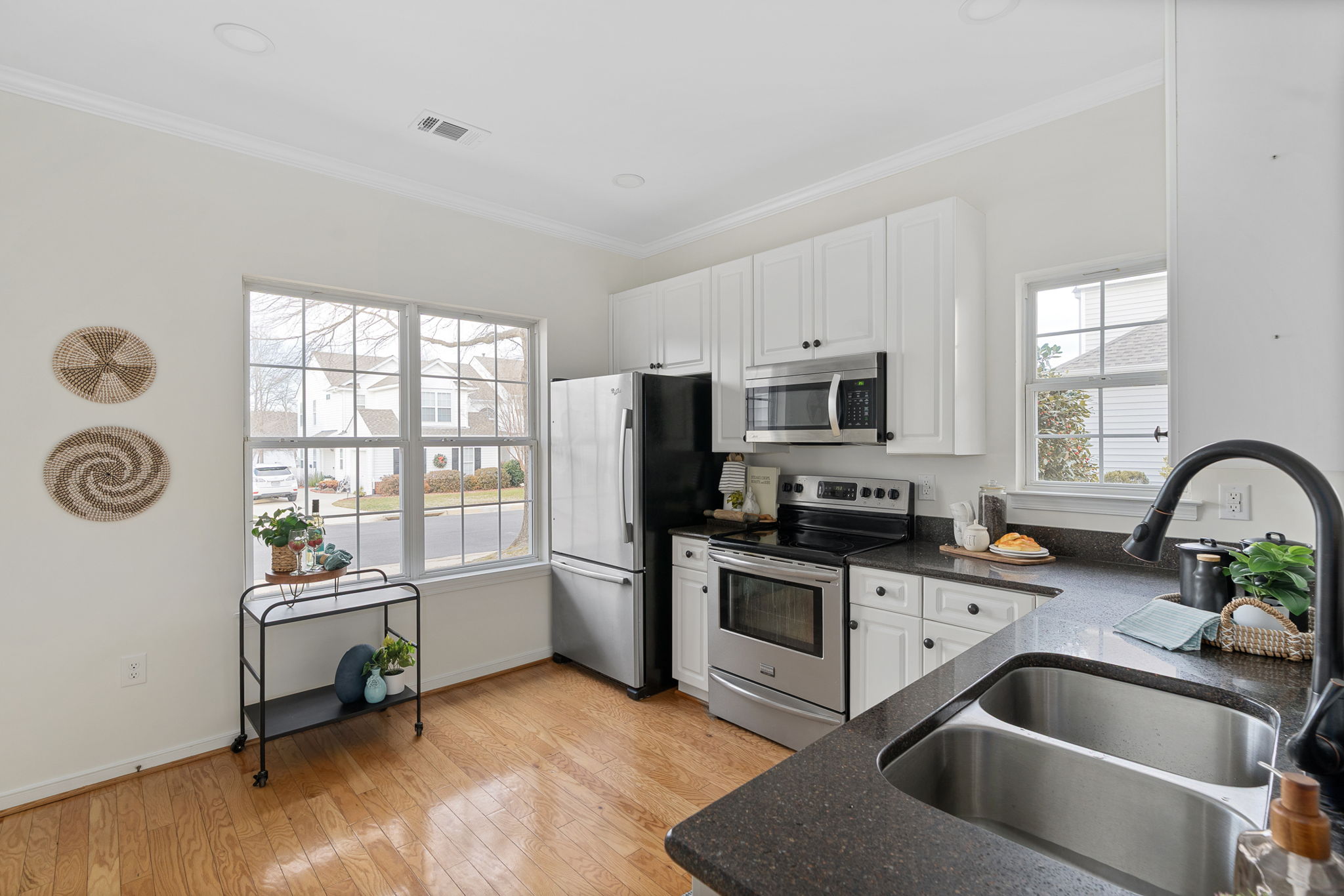 Water views from front windows