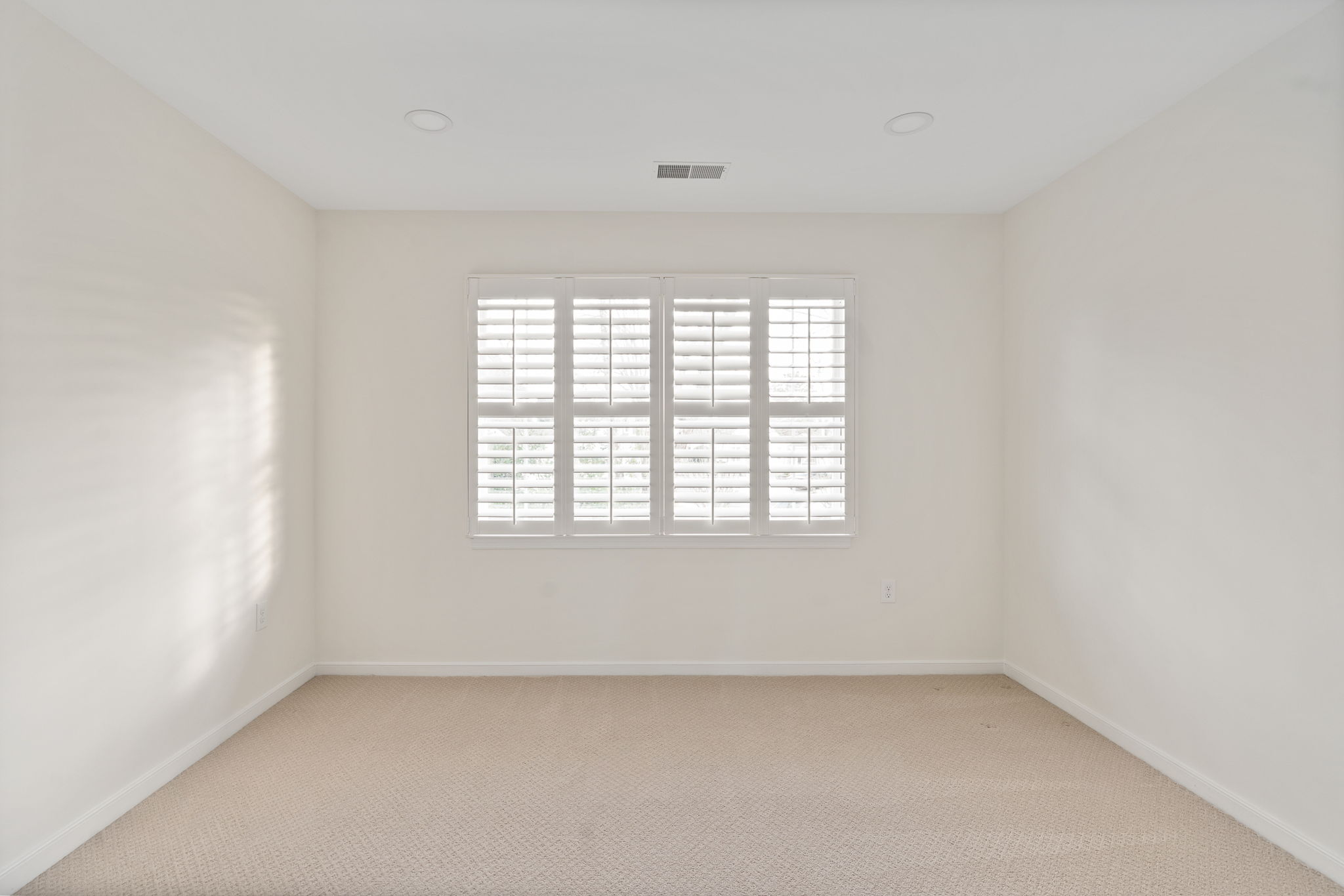 Rear Guest Bedroom w/window shutters