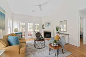 Discreet entry to 1st Floor Primary