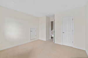 Walk-In Closet and eave storage