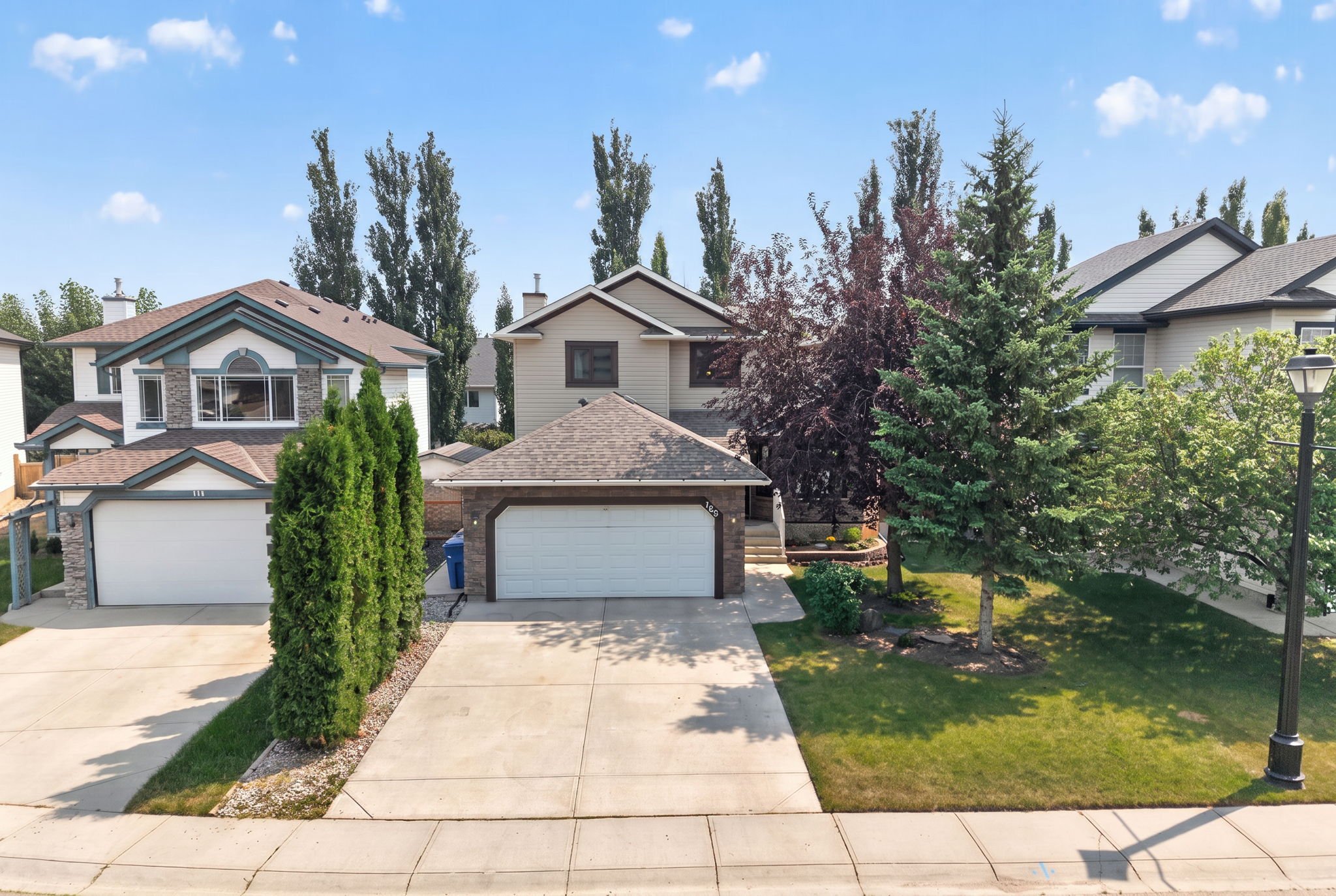 Tree-lined curb appeal in Lakeview Shores