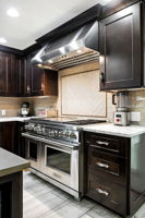 Dual fuel range - Gas cooktop with double electric ovens