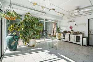 Large 3 Season room - a great place for growing plants and morning coffee!