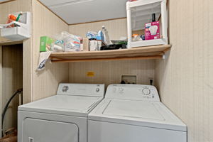 Laundry off kitchen