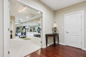 When not entertaining, enjoy working out in your private exercise room/gym with wall of mirrors perfect for yoga, dance, or whatever you choose