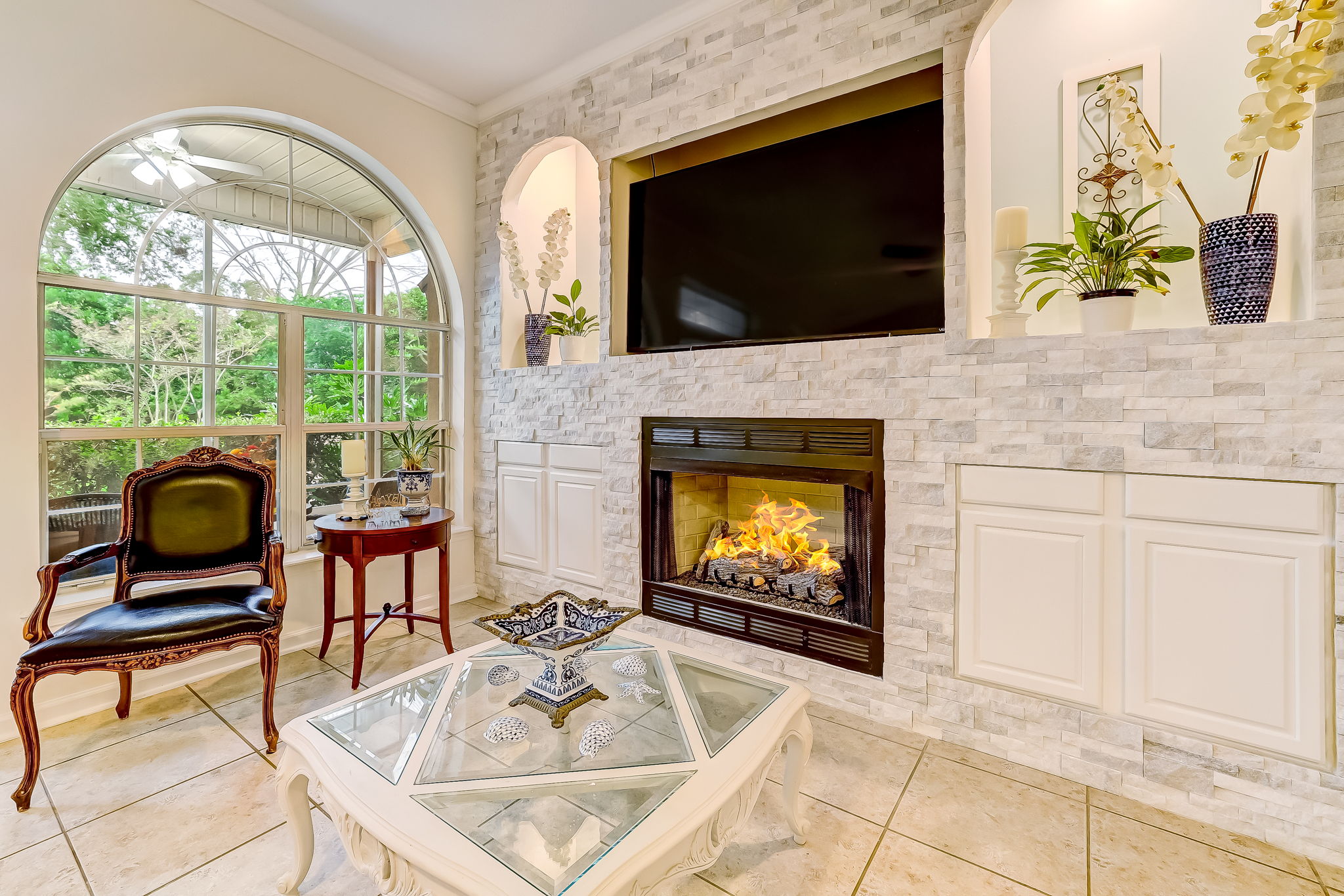 Family Room Gas Fireplace